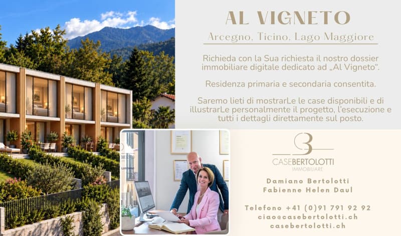 RARITÄT: Neubau mit Zweitwohnsitz - AL VIGNETO Arcegno (8)