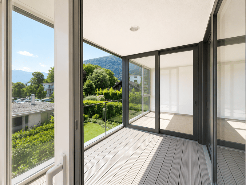 BELLINZONA - AFFITTASI SOLEGGIATO 2.5 LOCALI CON TERRAZZA (6)