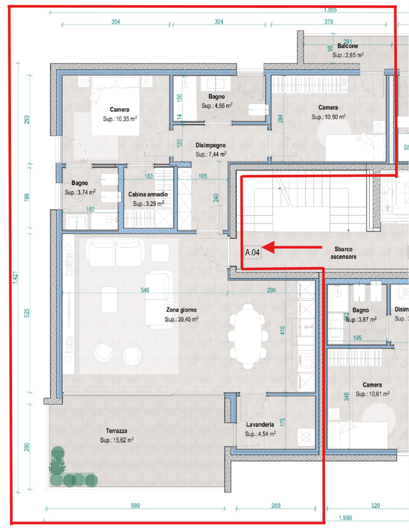 BELLINZONA - NUOVI 3.5 LOCALI CON AMPIA TERRAZZA (6)