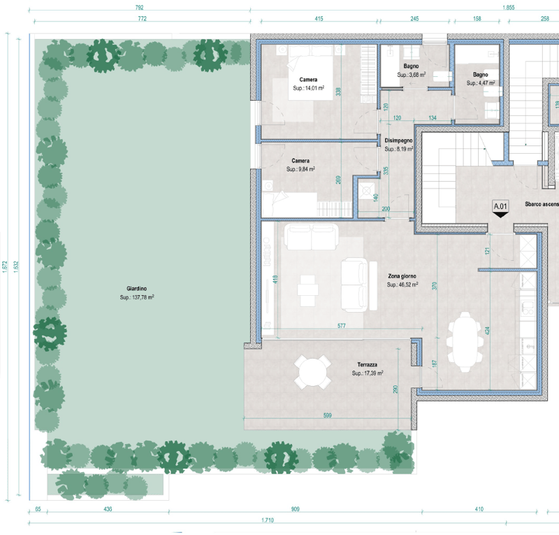 BELLINZONA - NUOVO 3.5 LOCALI CON GRANDE GIARDINO (6)