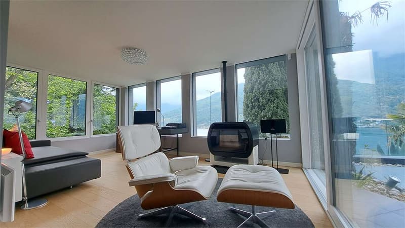 Villa moderna con vista lago a Vico Morcote (8)