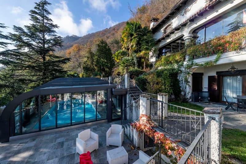 Esclusiva villa mediterranea con vista lago e parco curato a Lugano (2)
