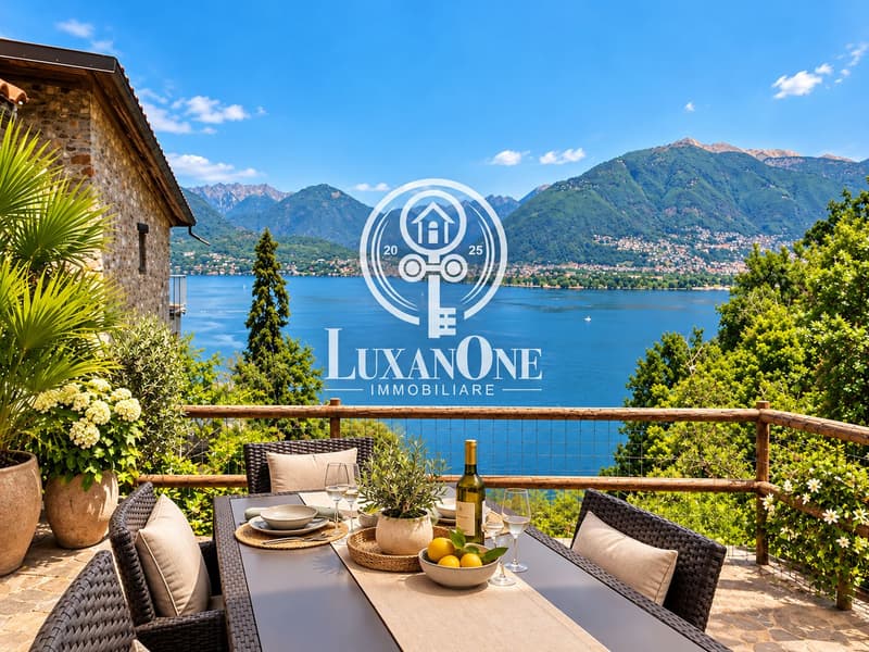 Einzigartiges Tessiner Refugium mit traumhafter Seesicht – Zweitwohnsitz am Lago Maggiore (1)