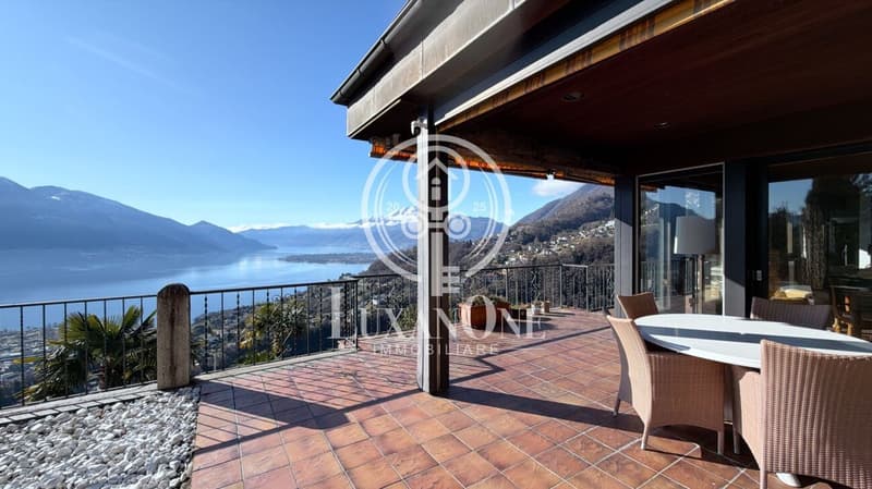 Tessiner Charme trifft Panorama – 4.5 Zimmer mit 180°-Seeblick (9)