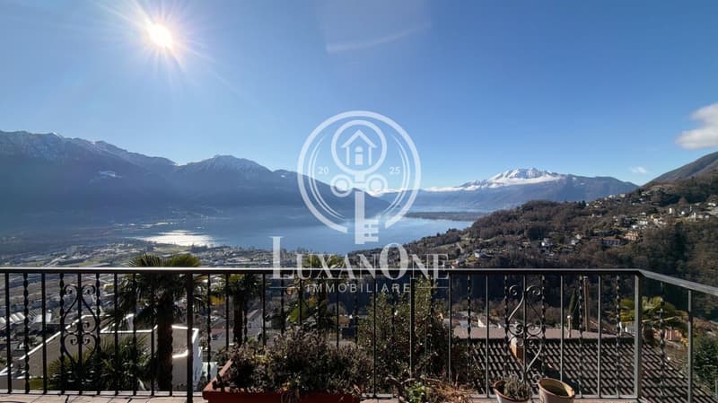 Tessiner Charme trifft Panorama – 4.5 Zimmer mit 180°-Seeblick (3)