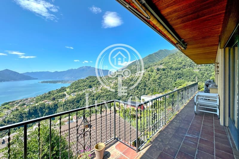 Tessiner Charme trifft Panorama – 4.5 Zimmer mit 180°-Seeblick (2)