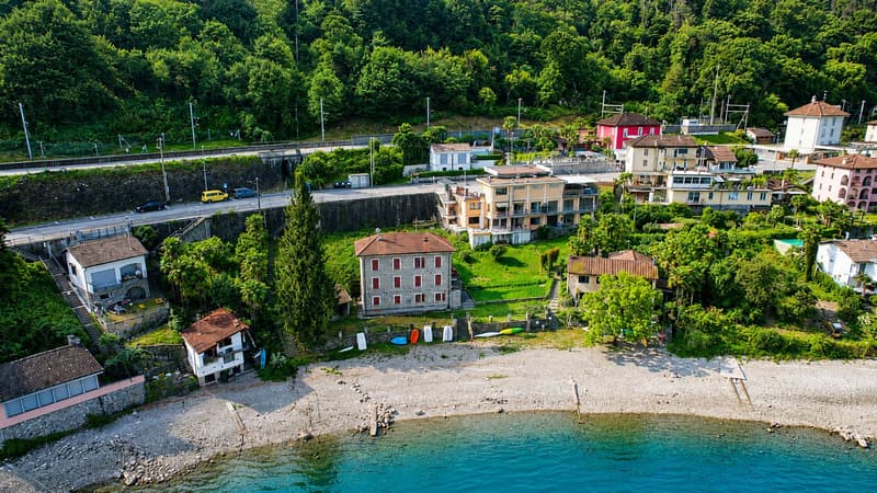 Traumwohnung mit Seesicht und privatem Strand in Ranzo (3)