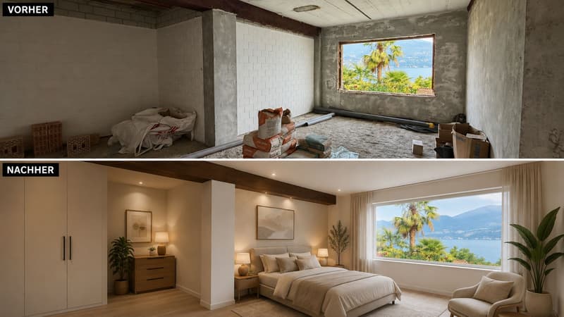 Traumwohnung mit Seesicht und privatem Strand in Ranzo (5)