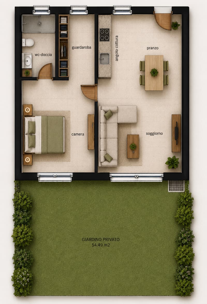 MODERNI APPARTAMENTI DI 2.5 LOCALI IN AFFITTO – BALERNA (6)