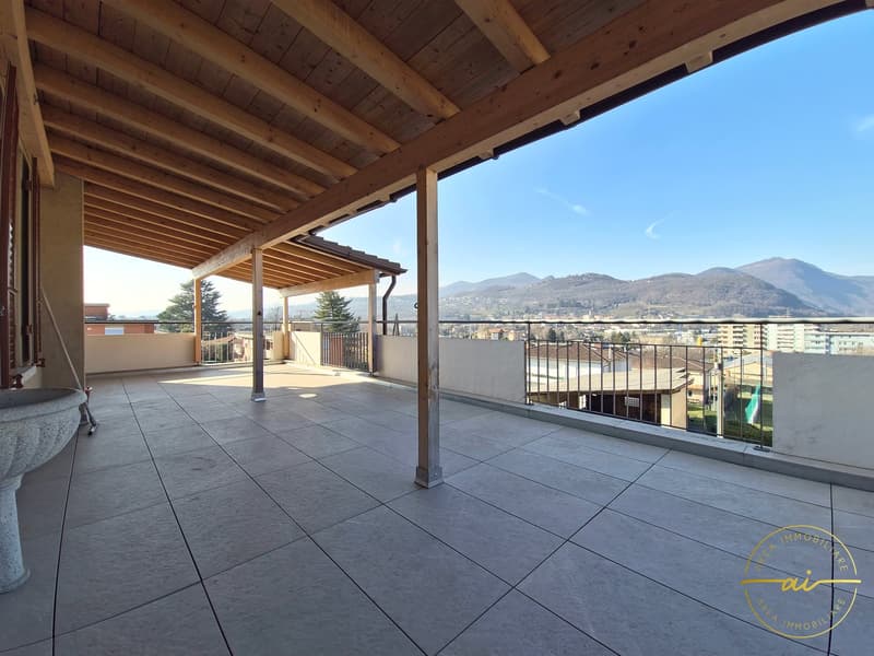 APPARTAMENTO DI 4 LOCALI CON AMPIA TERRAZZA COPERTA A MENDRISIO A REDDITO (1)