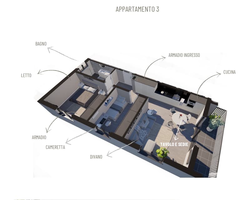 Appartamento 3.5 locali con terrazza di nuova costruzione N3 (13)