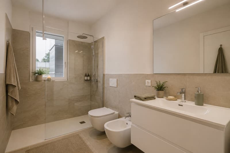 NUOVO 4.5 LOCALI CON GIARDINO PRIVATO IN ELEGANTE RESIDENZA (8)