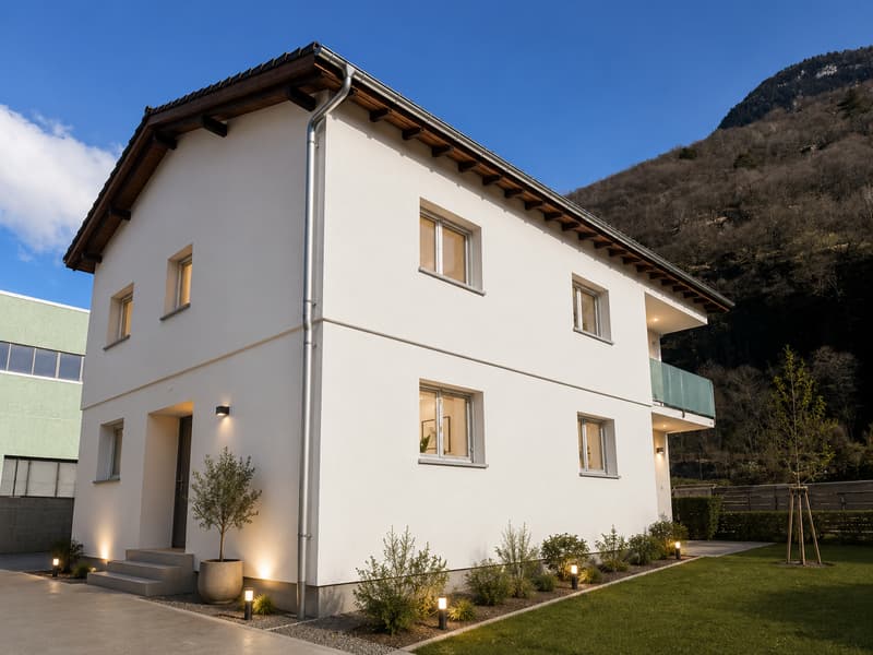 VILLA BIFAMILIARE DI NUOVA COSTRUZIONE CON DUE APPARTAMENTI INDIPENDENTI A CRESCIANO (1)