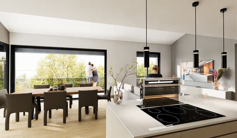 APPARTAMENTO DI 4.5 LOCALI CON TERRAZZA E GIARDINO PRIVATO A BOSCO LUGANESE PPP3 (1)