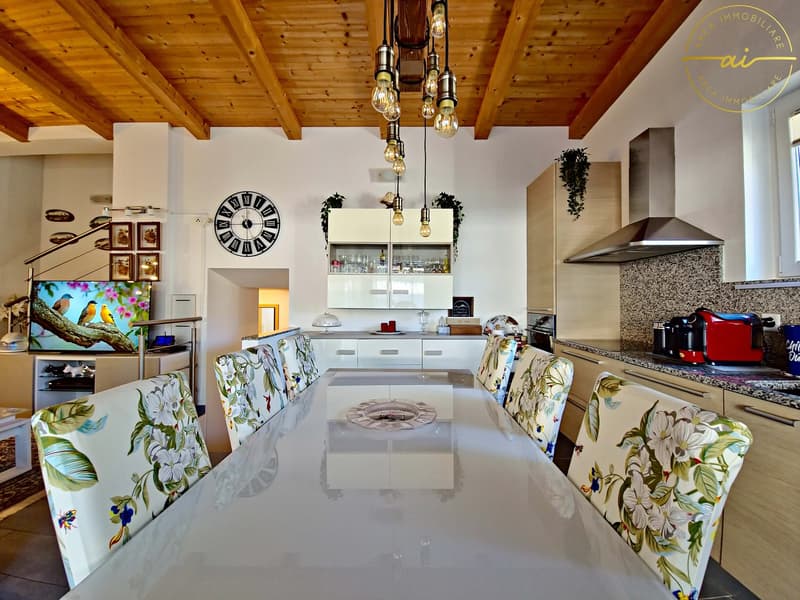 ACCOGLIENTE DUPLEX DI 4.5 LOCALI CON GRANDE SPAZIO ESTERNO PRIVATO A MAGLIASO (3)