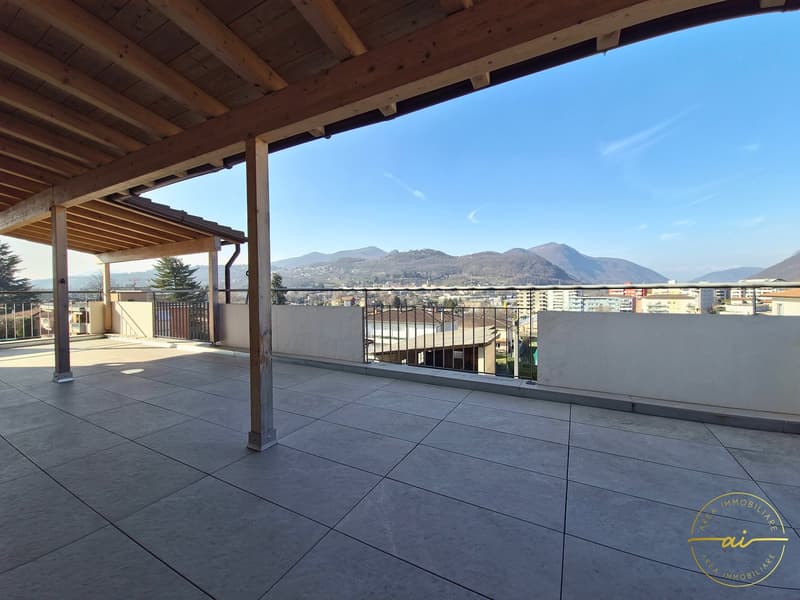 APPARTAMENTO DI 4 LOCALI CON AMPIA TERRAZZA COPERTA A MENDRISIO (11)
