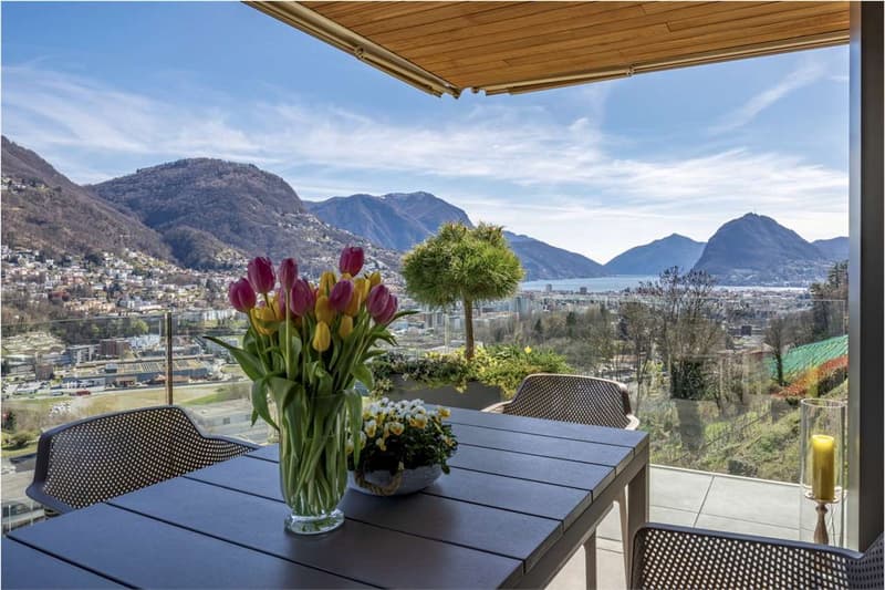 Splendido appartamento con vista lago e giardino