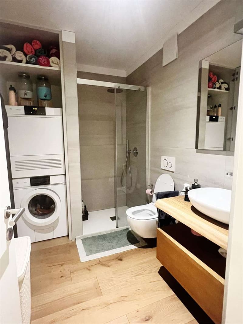 Elegante 3,5 locali arredato con giardino e vista lago (10)