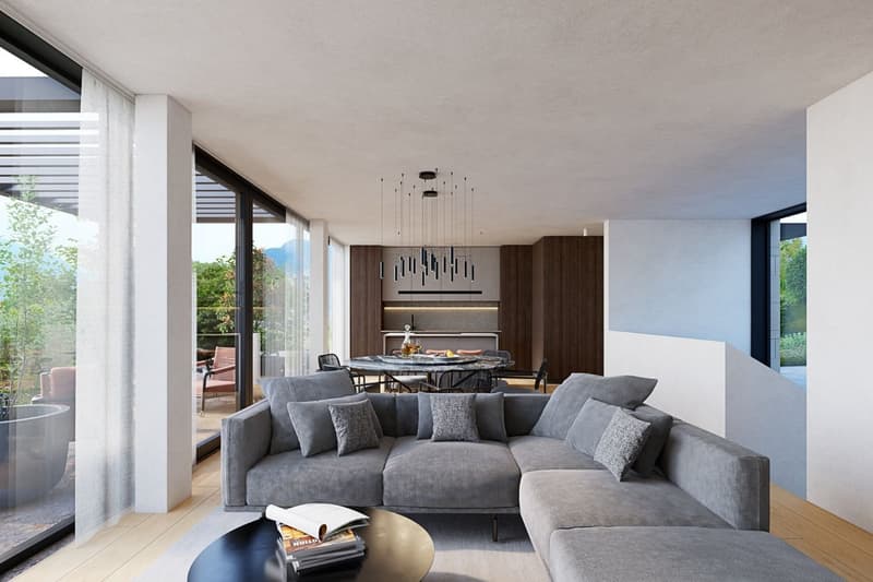 Villa moderna con vista panoramica a Collina d'Oro (15)