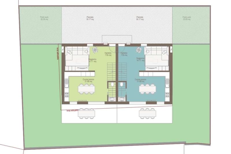 Nuove ville unifamiliari con giardino privato a Vacallo (9)
