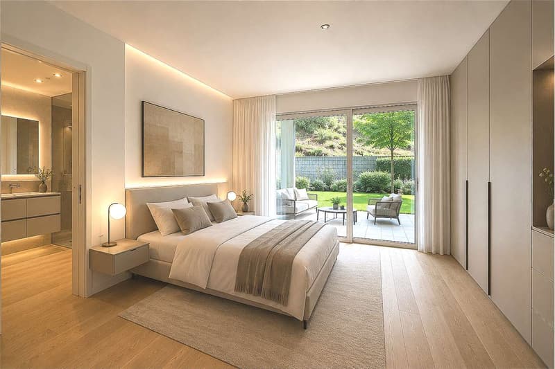 Elegante appartamento con grande terrazzo e giardino privato (2)