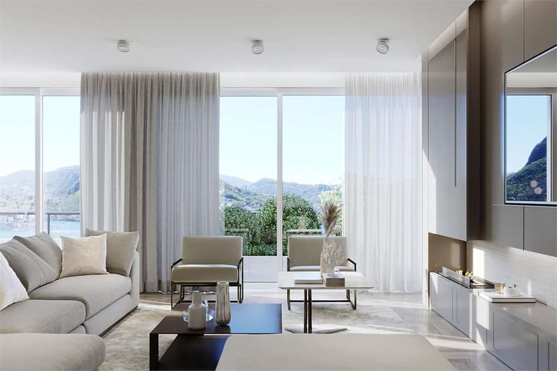 Attico duplex di prestigio con vista lago (3)