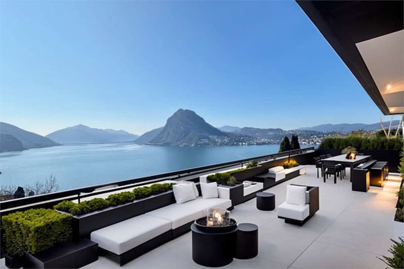 Attico duplex di prestigio con vista lago (1)