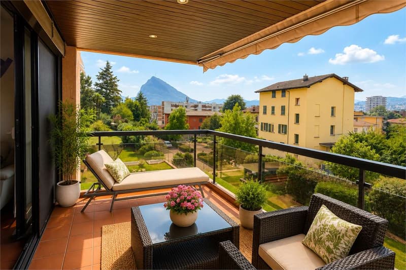 Luminoso 3.5 locali con terrazzo in residenza signorile (8)