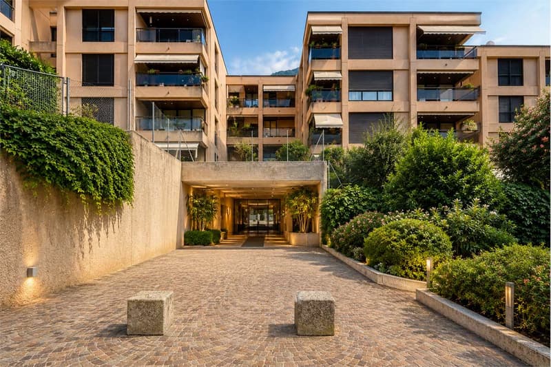 Luminoso 3.5 locali con terrazzo in residenza signorile (11)