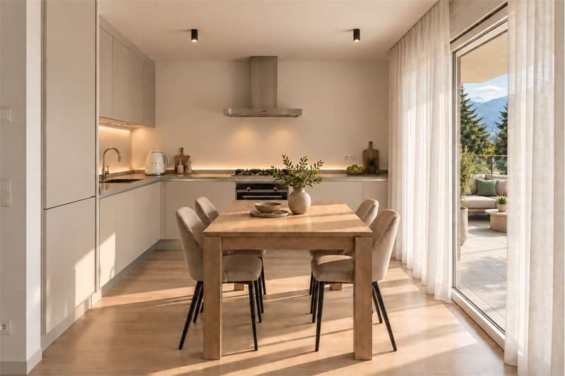 Elegante 3.5 locali con terrazza e vista aperta (2)
