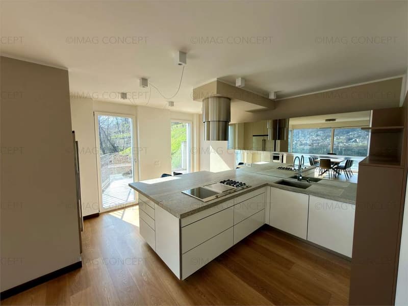 Appartamento 3.5 locali vista lago e città (4)