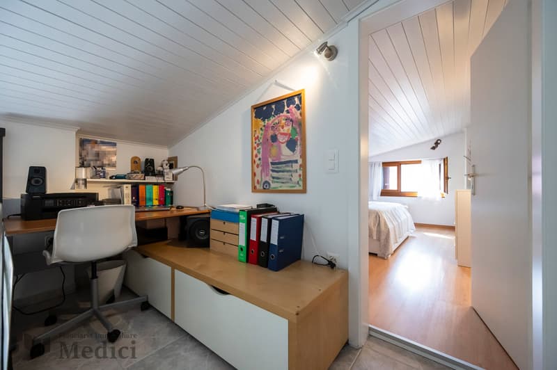 ELEGANTE DUPLEX 2.5 LOCALI IN CORTE CARATTERISTICA TICINESE (15)