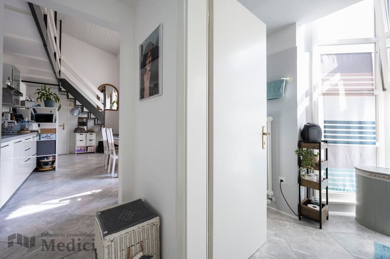 ELEGANTE DUPLEX 2.5 LOCALI IN CORTE CARATTERISTICA TICINESE (10)