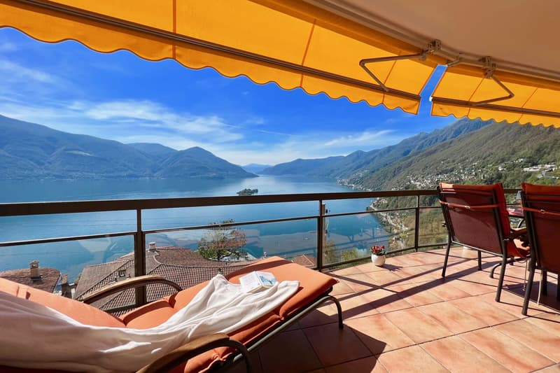 Erwachen Sie mit herrlichster Sicht auf den Lago Maggiore ! (2)