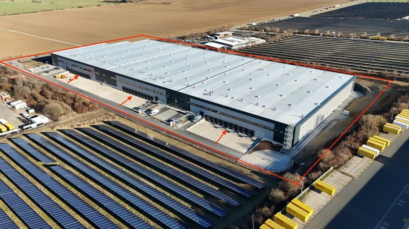 Deutschland - Neubau "Logistikpark "Nohra" in Thüringen bei Erfurth gelegen Kopie (3)