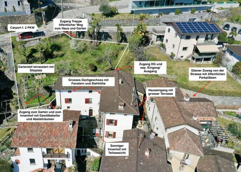 Casa Rossorino - Charming Ticino stone house with garden and parking (17)