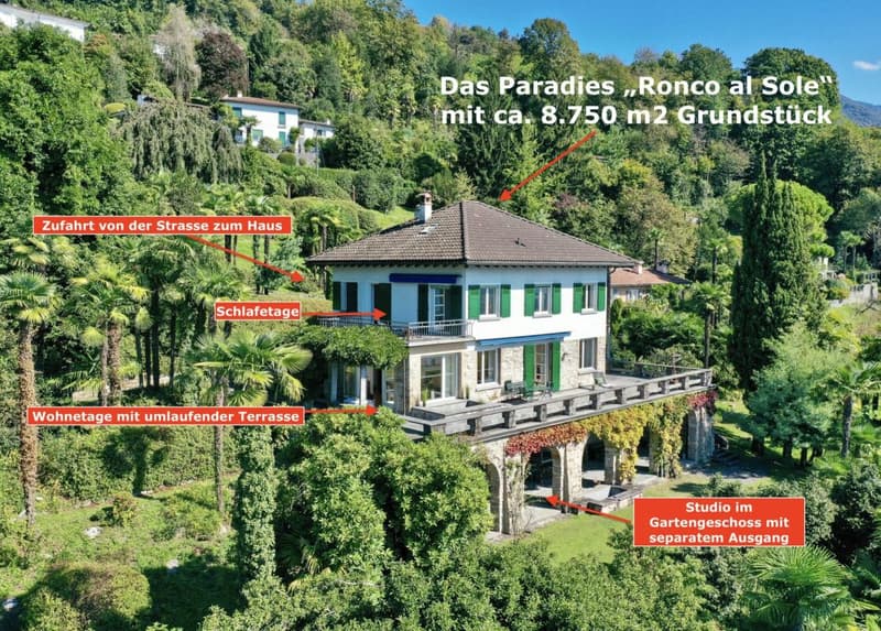 Maison de maître avec grand jardin et vue sur le lac à 180° (15)