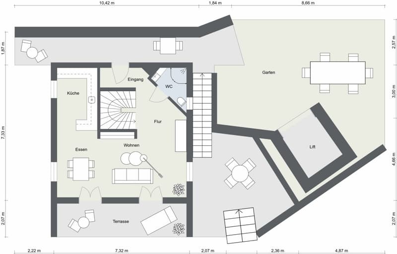 "Casa Felicità", ganzjährige Sonnenlage, schöner Garten, eigener Weinberg, 4 Parkplätze und moderner Lift (15)