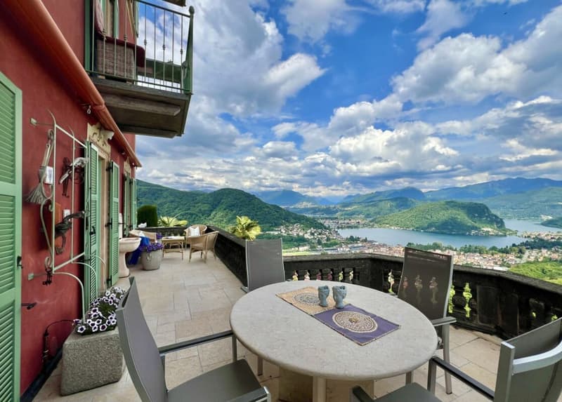 ITALY / Lake di Lugano - Two-bedroom duplex residence with panoramic views over Lake Lugano (3)