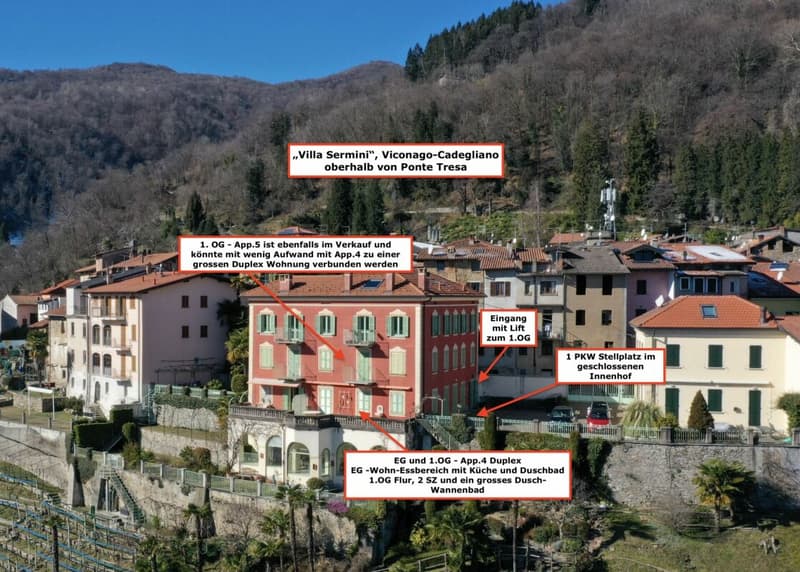 ITALY / Lake di Lugano - Two-bedroom duplex residence with panoramic views over Lake Lugano (2)