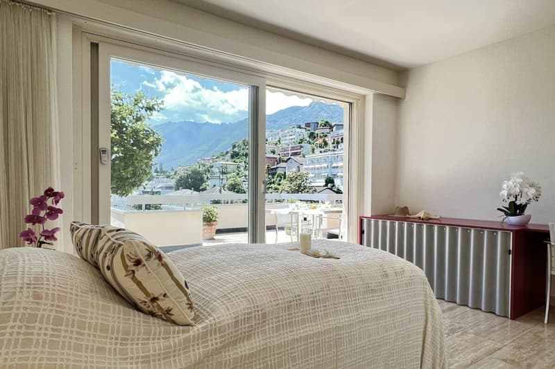 Elegante Attikawohnung mit grosser Sonnenterrasse und Gemeinschaftspool - Nähe See und Zentrum ASCONA (59)