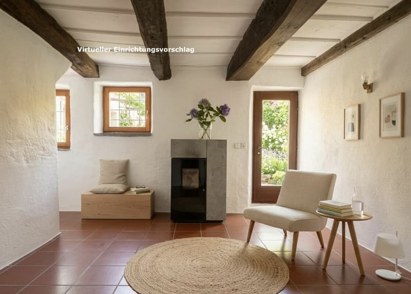 Charmantes Dorfhaus in schöner Ruhelage Casa Blu - «Das unvollendete Bijou» (11)
