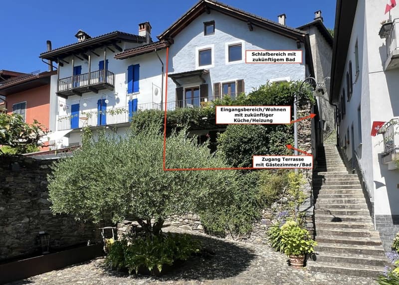 Charmantes Dorfhaus in schöner Ruhelage Casa Blu - «Das unvollendete Bijou» (2)