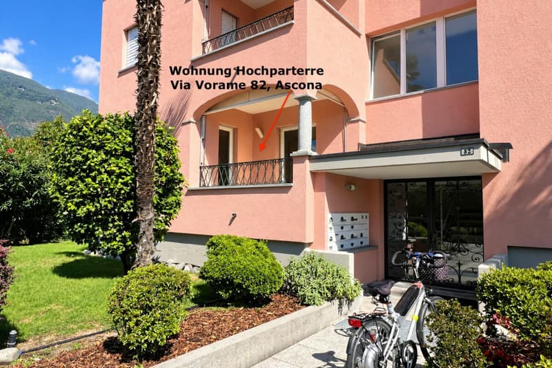 Mein Zuhause in Ascona in Seenähe mit Balkon und Stellplatz in der Garage (2)