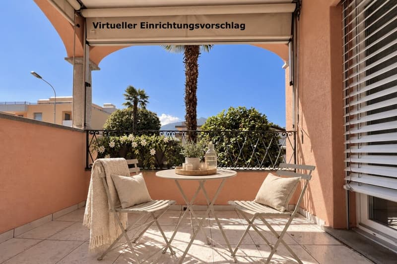 Mein Zuhause in Ascona in Seenähe mit Balkon und Stellplatz in der Garage (1)