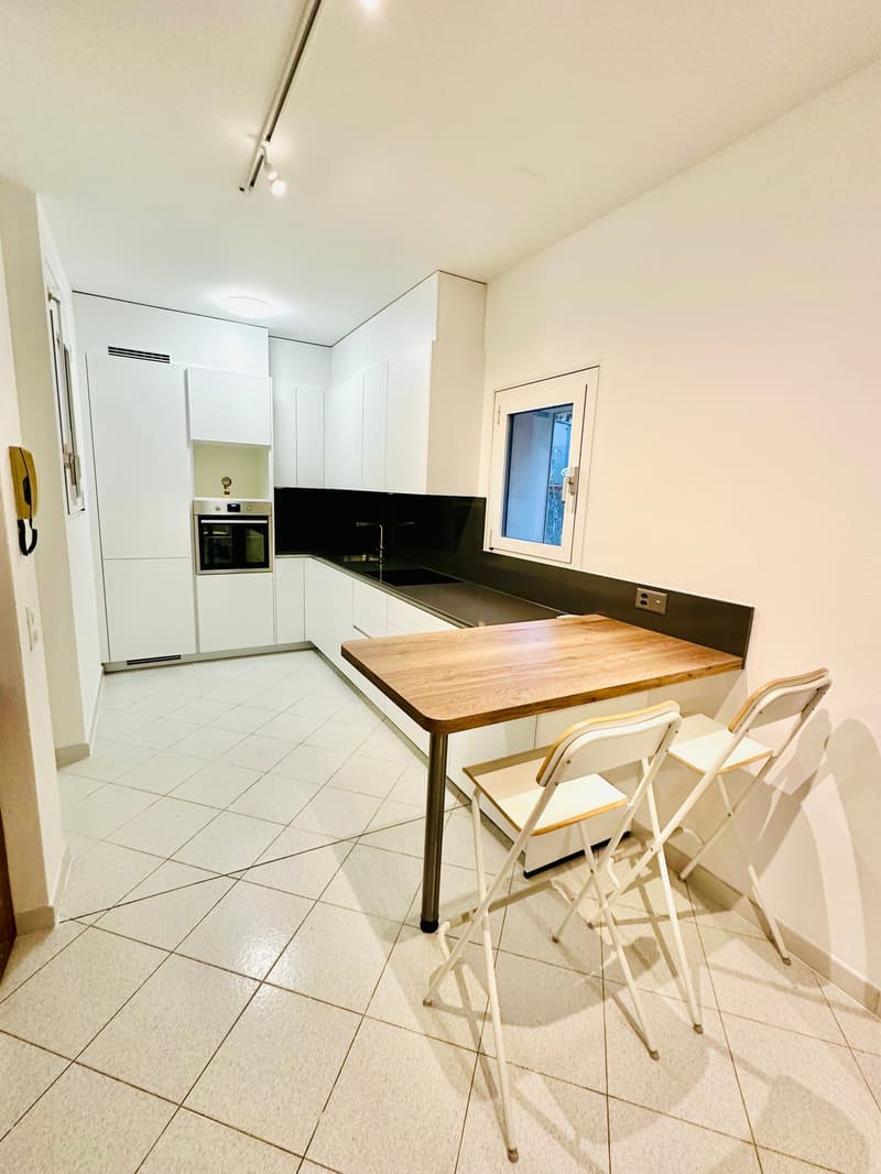 Affascinante duplex indipendente di 2 locali con giardino e spese forfait (7)