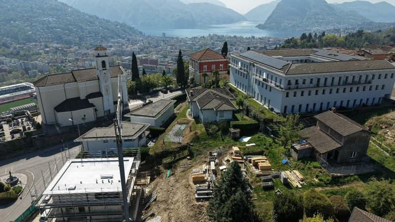 Prestigioso appartamento VISTA CITTÀ E LAGO con ampio terrazzo e giardino privato (7)