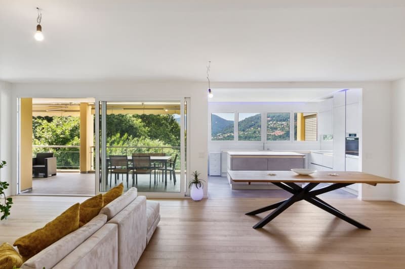 Favoloso Appartamento 5.5 locali, con Vista Lago e Piscina a Montagnola, Svizzera (2)