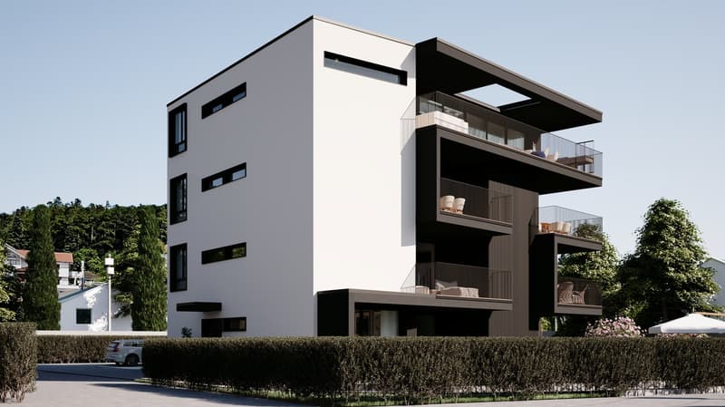 Nuovo moderno appartamento a Sorengo con terrazza (7)