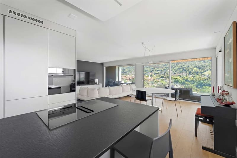 Appartamento 3.5 Locali ad angolo con vista Lago e giardino (7)